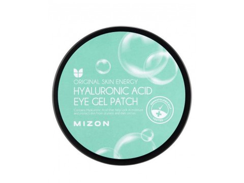 Mizon hidrogelio paakių pagalvėlės su hialurono rūgštimi Hyaluronic Acid Eye Gel Patch 60 pagalvėlių 